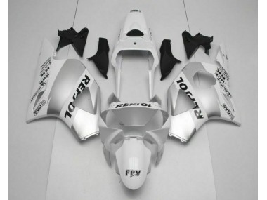 Blanc Argent Noir Repsol Carénage CBR 900 RR 954RR 02-03