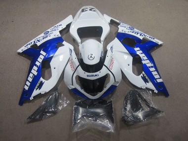 Blanc Bleu Motul Carénage GSXR 750 K1 K2 K3 01-03