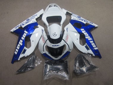 Blanc Bleu Motul Carénages GSXR 600 K1 K2 K3 01-03