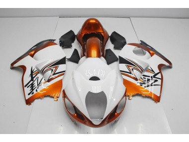 Blanc Orange Carénage GSXR 1300 Hayabusa 96-07