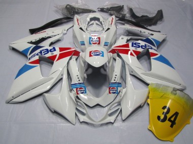 Blanc Pepsi 34 Carénage GSXR 1000 K9 09-16