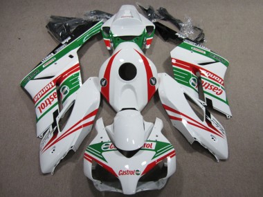 Blanc Rouge Castrol Carénage CBR 1000 RR 04-05