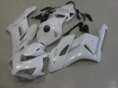 Blanc avec Argent Décalque Carénage CBR 1000 RR 06-07