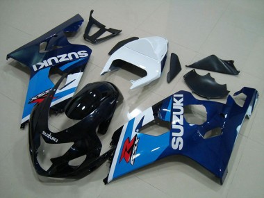 Bleu Blanc Carénage GSXR 750 K4 04-05