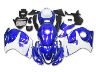Bleu Blanc Carénages GSXR 1300 Hayabusa 08-19