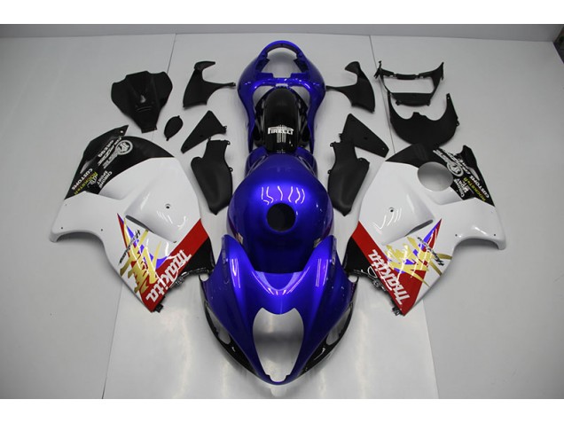 Bleu Blanc Carénages GSXR 1300 Hayabusa 96-07