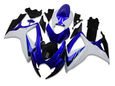Bleu Blanc Kit Carénages GSXR 600 / 750 K6 06-07