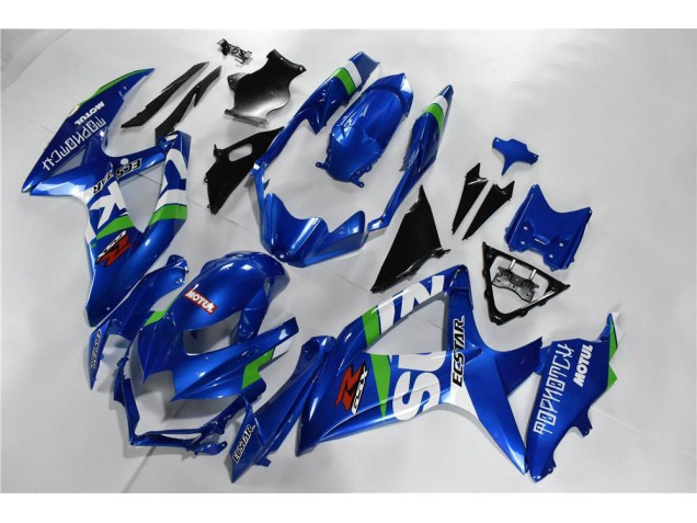 Bleu Blanc Vert Carénage GSXR 600 / 750 K8 08-10