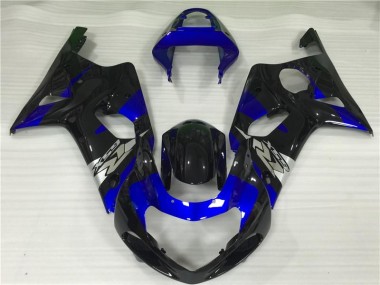 Bleu Noir Carénage GSXR 1000 K1 00-02