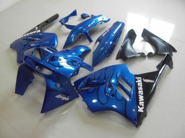 Bleu Noir Flamme Carénages ZX9R 94-97