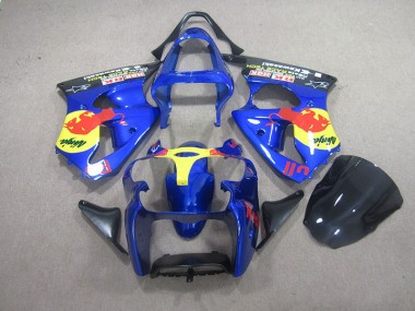 Bleu Red Bull Ninja Carénage ZX6R 00-02