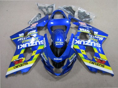 Bleu Telefunica Movistar Carénage GSXR 600 K1 K2 K3 01-03