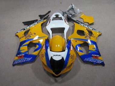 Jaune Bleu Corona Extra Carénage GSXR 1000 K3 03-04