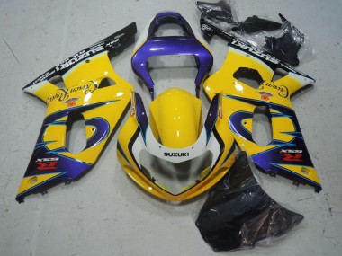 Jaune Violet Carénage GSXR 600 K1 K2 K3 01-03