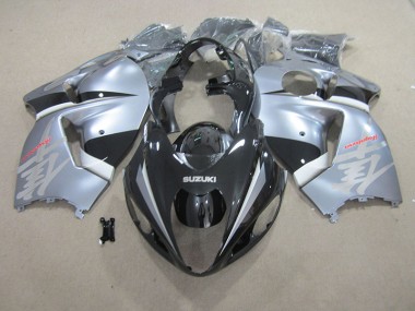 Noir Argent Carénage GSXR 1300 Hayabusa 96-07