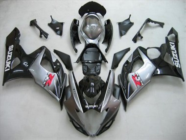 Noir Argent Gris Carénage GSXR 1000 K5 05-06