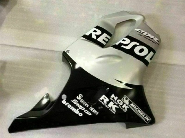 Noir Argent Repsol Carénage CBR 600 F4i 01-03