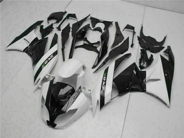 Noir Blanc Carénage ZX6R 09-12