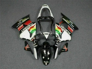 Noir Blanc Eurobet Carénage ZX6R 00-02