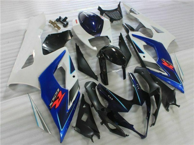 Noir Bleu Blanc Carénage GSXR 1000 K5 05-06