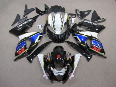 Noir Bleu Blanc Dark Dog Carénage GSXR 1000 K9 09-16