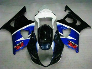 Noir Bleu Kit Carénages Complet GSXR 1000 K3 03-04