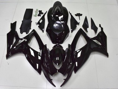 Noir Brillant Carénage GSXR 600 / 750 K6 06-07