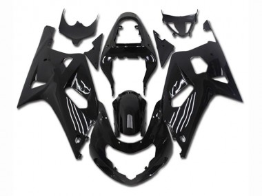 Noir Kit Carénages Complet GSXR 600 / 750 K1 K2 K3 01-03