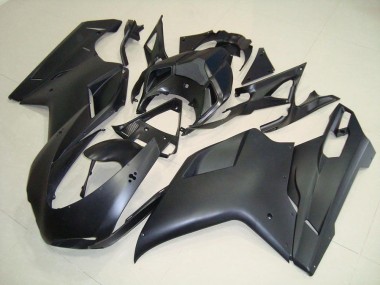 Noir Mat No Décalque Carénage Ducati 848 1098 1198 07-14