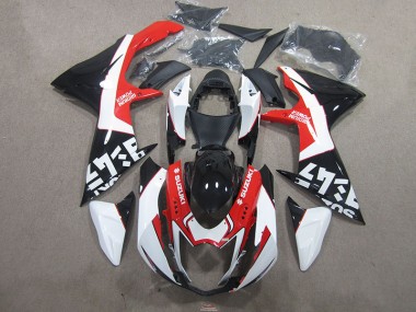 Noir Rouge Carénage GSXR 750 K11 11-24