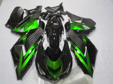 Noir Vert Carénage ZX14R ZZR 1400 06-11