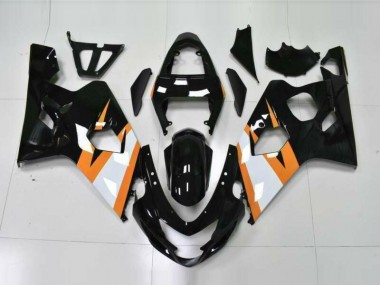 Orange Noir Carénage GSXR 600 / 750 K4 04-05