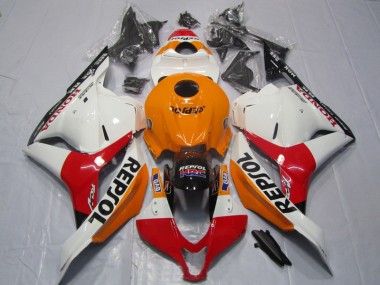 Orange Rouge Blanc Repsol Carénage CBR 600 RR 09-12