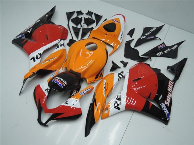 Orange Rouge Noir Repsol Carénage CBR 600 RR 09-12