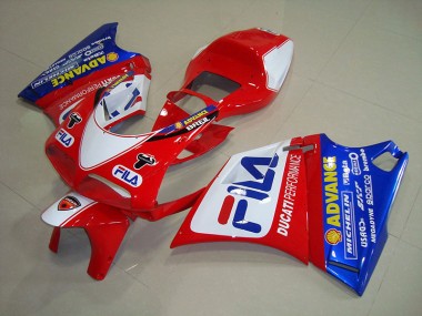 Rouge Bleu Fila Carénage Ducati 748 93-05