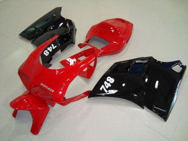 Rouge Noir Carénage Ducati 748 916 996 996S 93-05