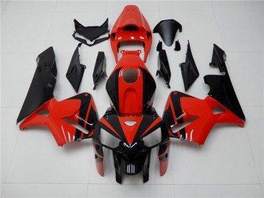 Rouge Noir Carénages CBR 600 RR 05-06