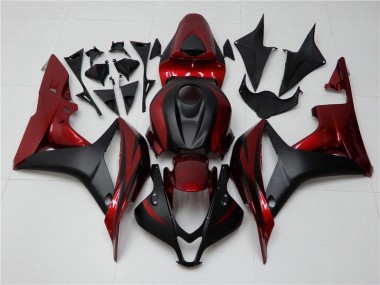 Rouge Noir Carénages CBR 600 RR 07-08