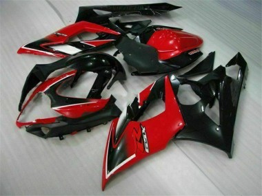 Rouge Noir Kit Carénages Complet GSXR 1000 K5 05-06