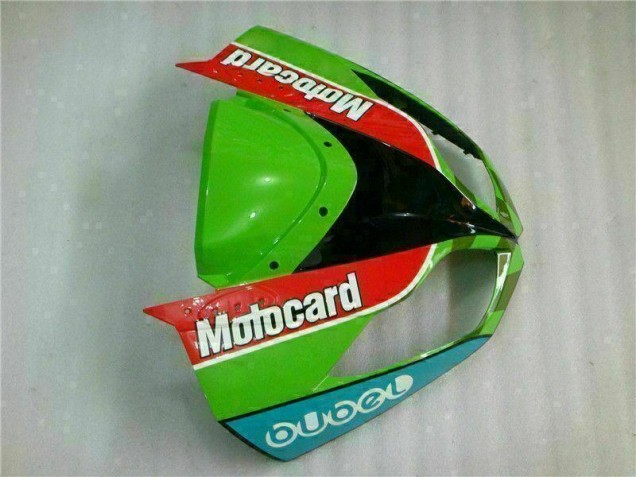 Rouge Vert card Carénage ZX6R 09-12