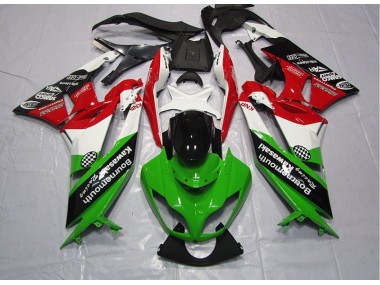 Vert Rouge Carénage ZX6R 09-12