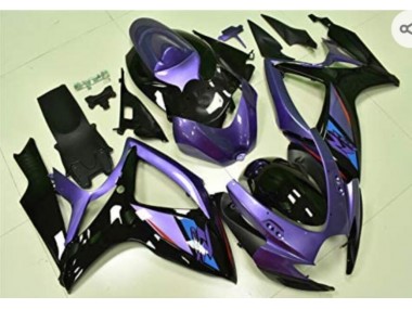 Violet Noir Carénage GSXR 600 / 750 K6 06-07
